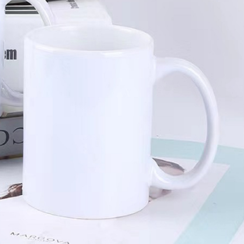 YL059-kk-43酒店宾馆客房陶瓷纯白色介杯茶杯带盖杯办公室会议喝水杯子批发无
