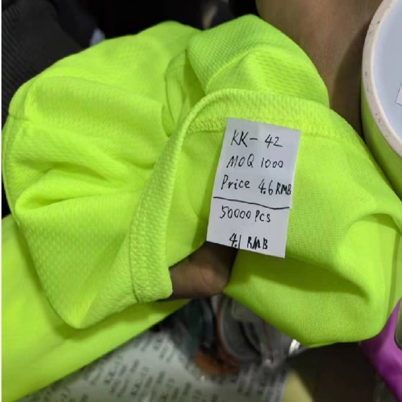 YL059-kk-42夏季圆领短袖T恤运动健身速干网眼透气上衣大码广告衫工作服绿色T恤