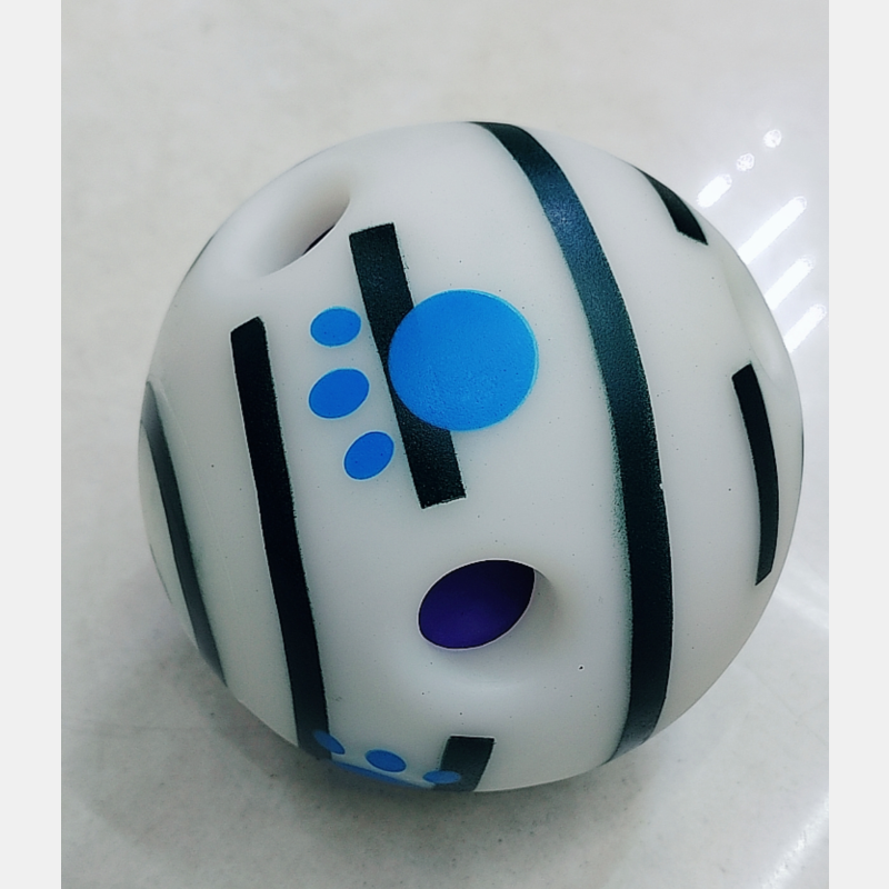Pet toy ball: Dog teething, interactive, biting, boring, glow-in-the-dark, sound-emitting ball toy details Picture