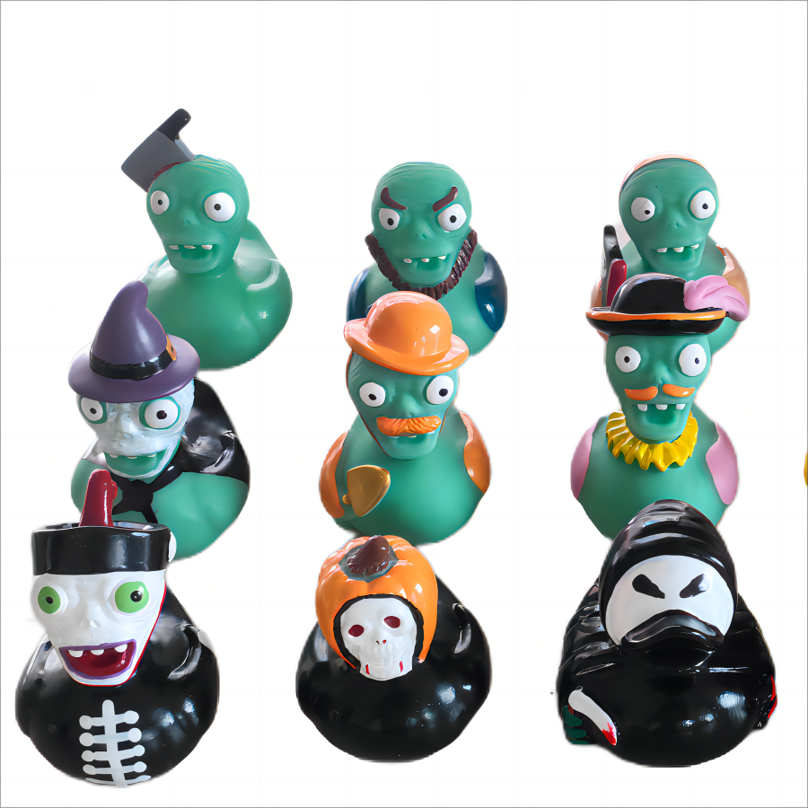 Factory Direct Sales Of All Saints Zombie Duck, All Saints Yellow Duck Children Play In The Water Squeak All Saints Duck Mini Duck