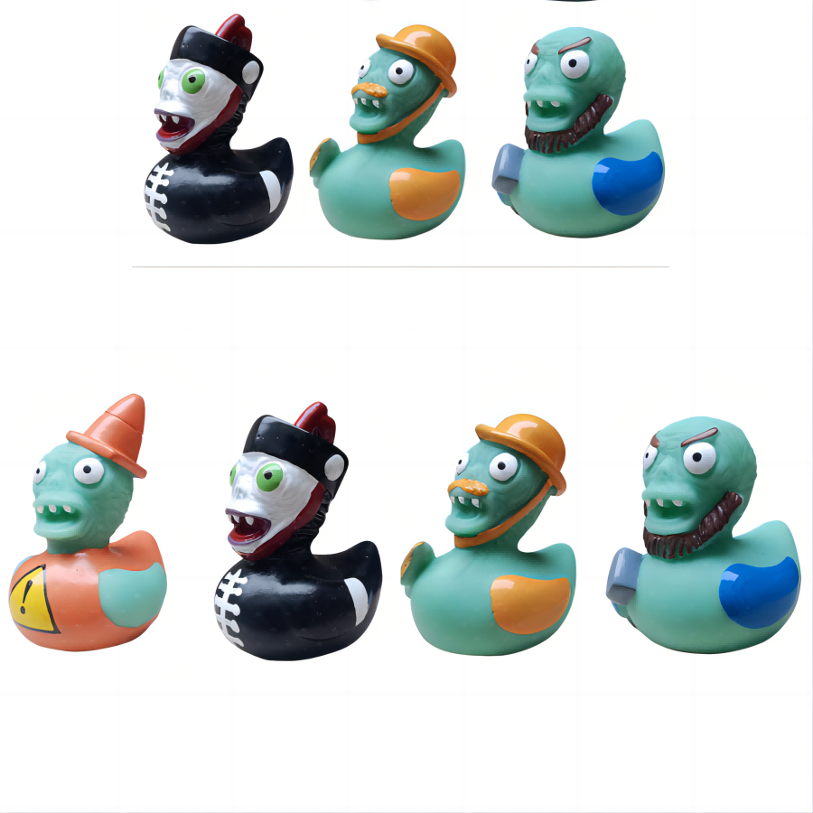 Factory Direct Sales Of All Saints Zombie Duck, All Saints Yellow Duck Children Play In The Water Squeak All Saints Duck Mini Duck details Picture