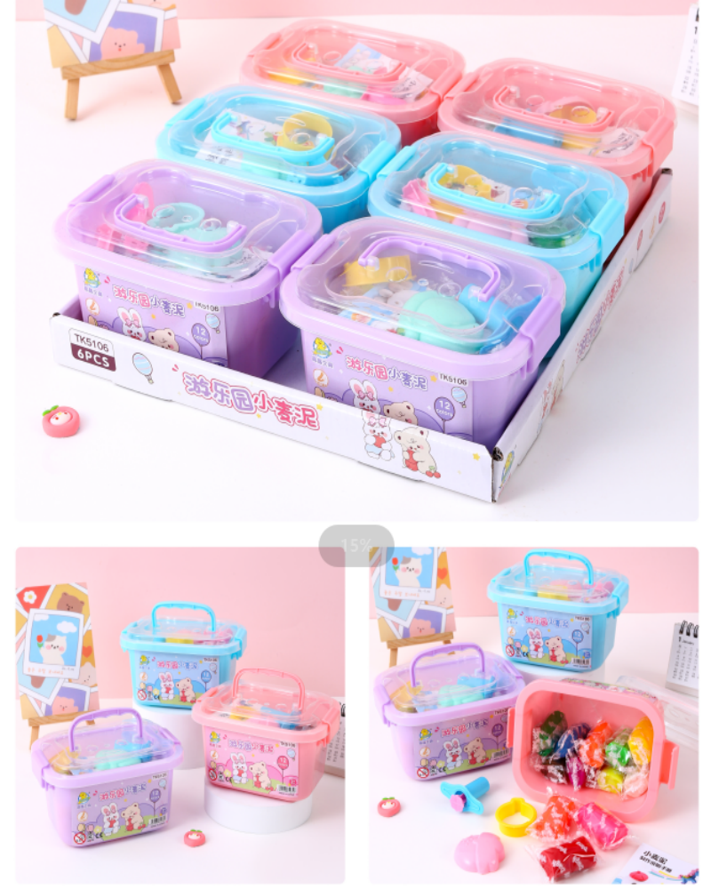 Children's color clay wholesale clay DIY handmade space clay ultra light clay educational toys wholesale YL031-TK5106 full figure