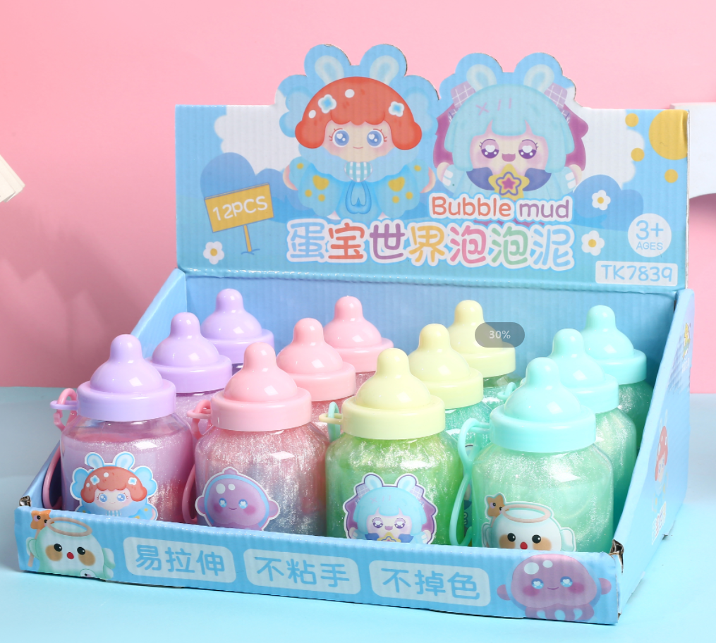 Egg Treasure world bubble color clay children color clay high appearance level student toys do not touch crystal color clay manufacturers wholesale YL031-TK7839 full figure