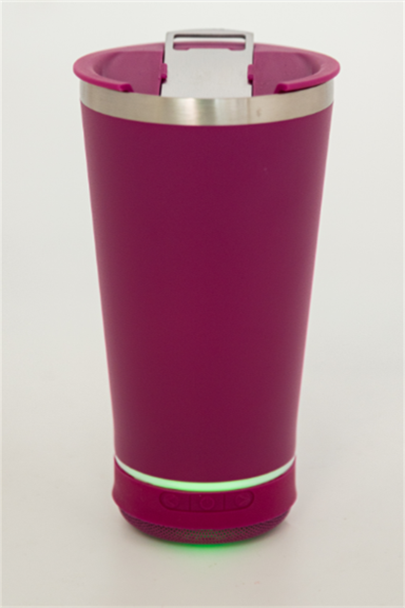 巴西跨境便携杯子蓝牙音响啤酒杯音响杯子七彩防水蓝牙音箱304不锈钢抽真空保冷保温杯 便携车载汽车杯详情10