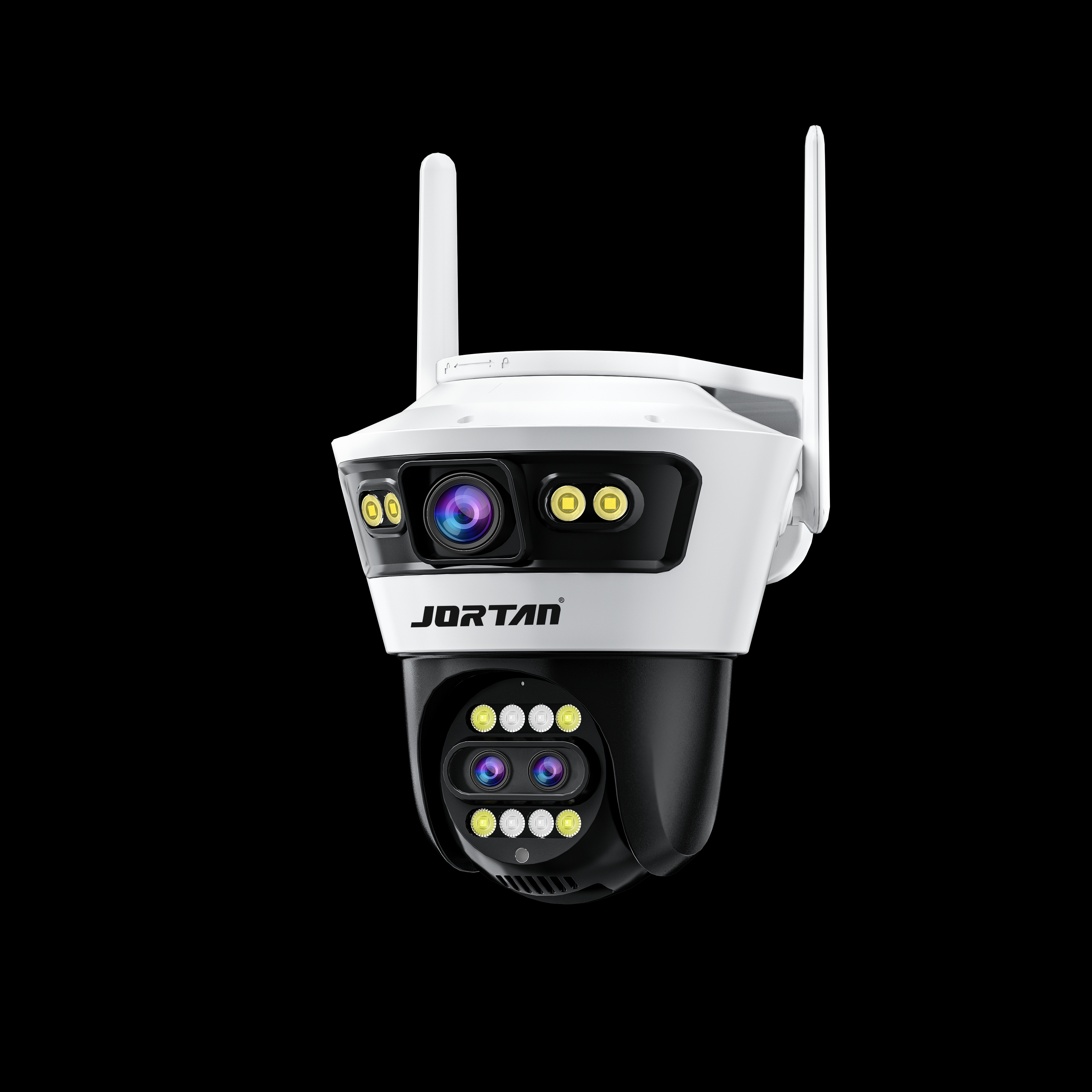 太阳能监控摄像头 室外360°云台网络夜视手机远程家用无线摄像机详情