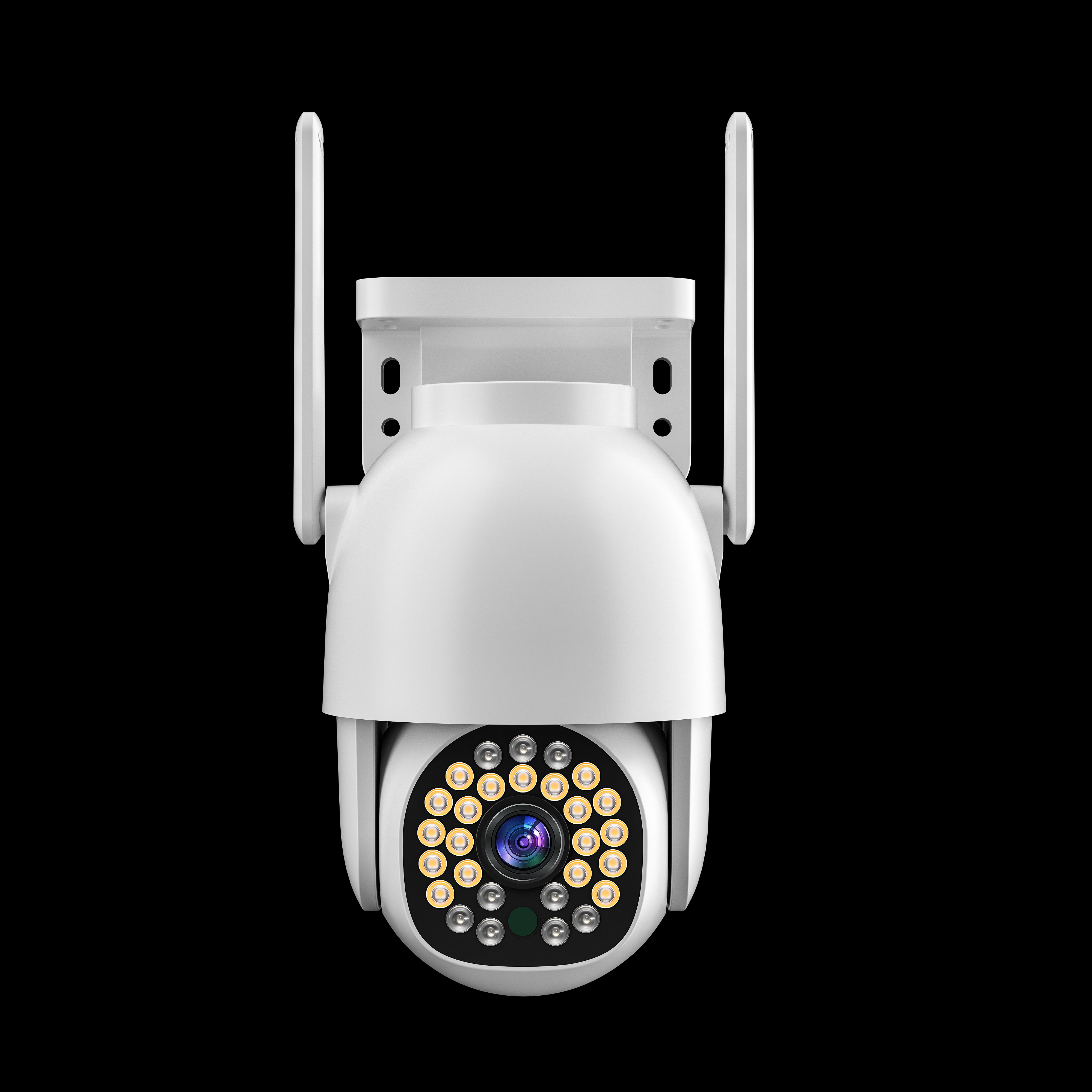 wifi枪球监控摄像头家用室外防水高清夜视智能双画面监控详情1