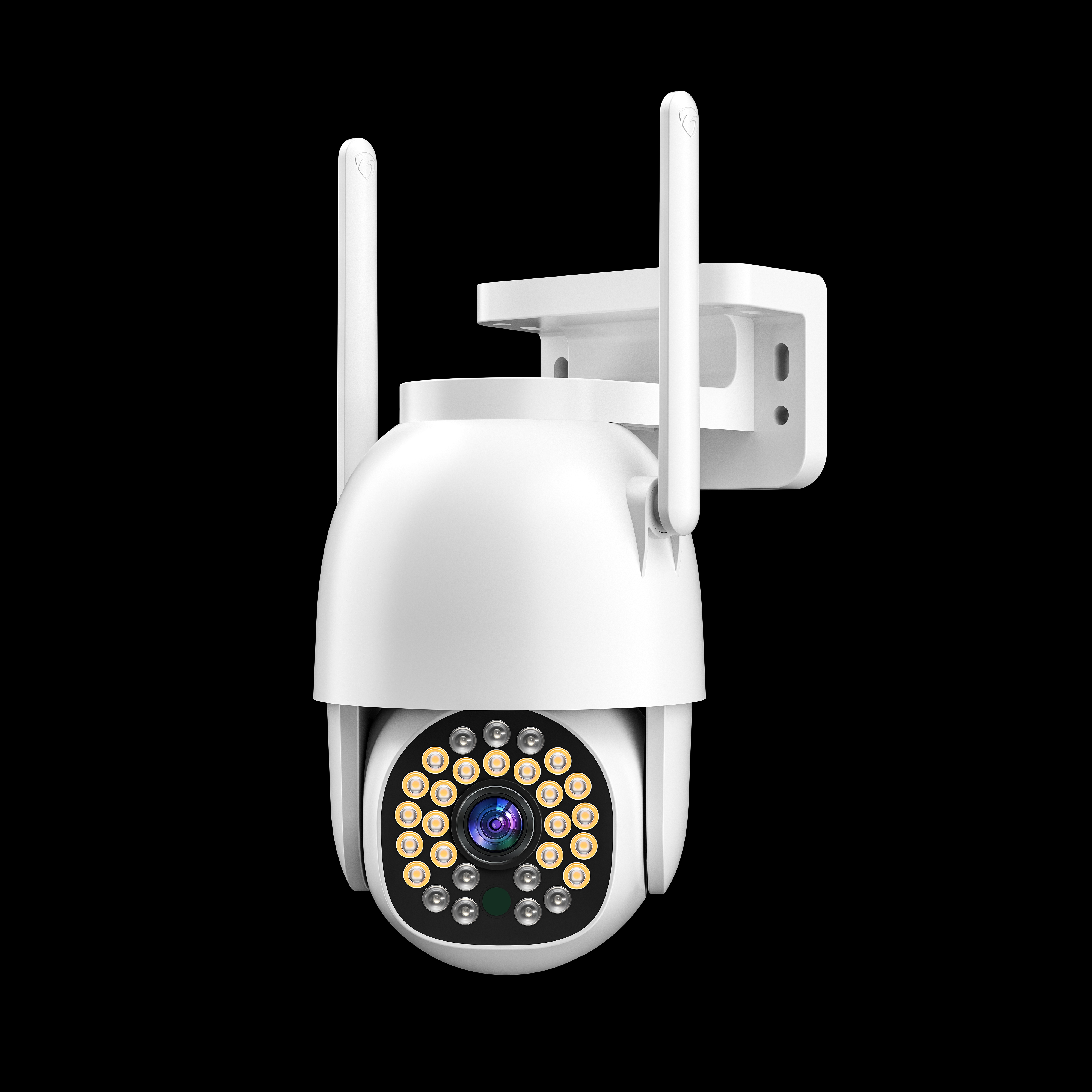 wifi枪球监控摄像头家用室外防水高清夜视智能双画面监控详情2