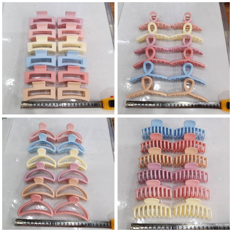 11 cm spring and summer, fresh and clean rubber candy color series new headwear hairpins, cute and simple hairpins, hairpin headwear detail image 6