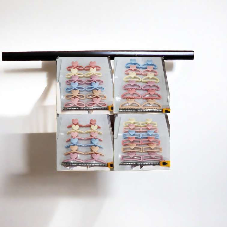 13 cm spring and summer colorful candy-colored cute rubber hair clips, new simple and high-appearance level hair clip headwear detail image 8