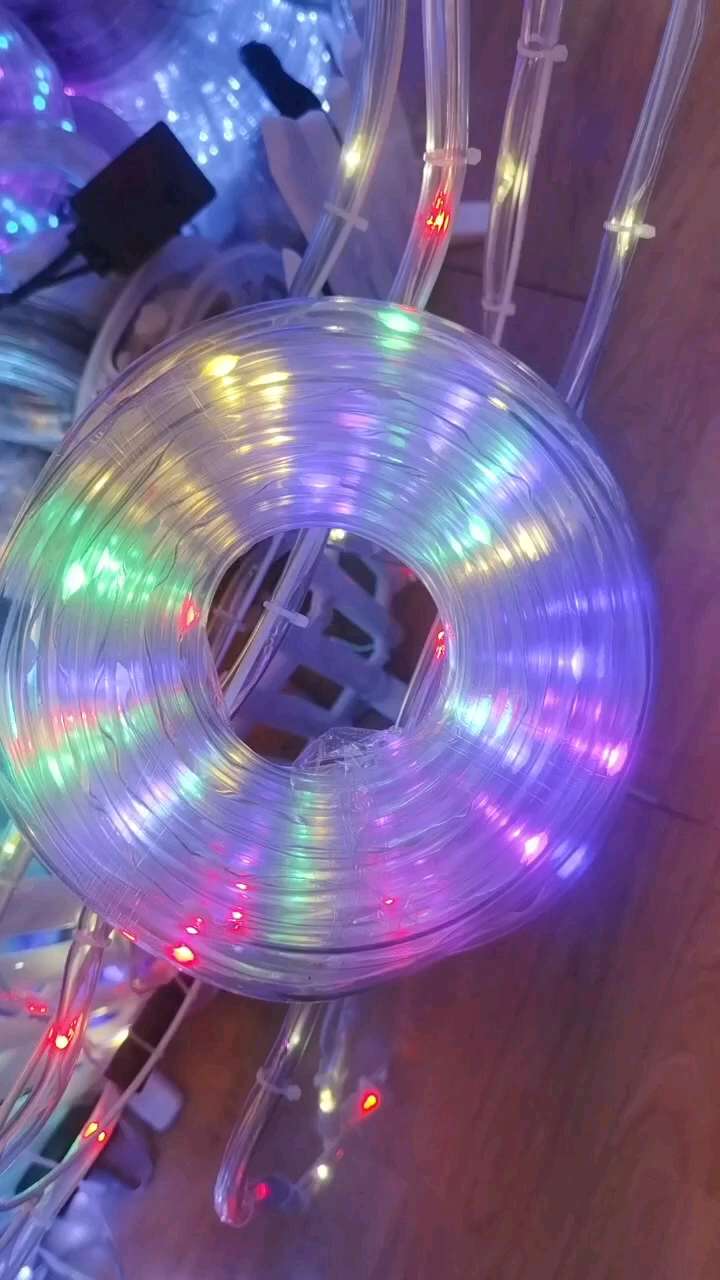 梦萱灯饰LED灯串 室外气球照明装饰 灯饰照明LED泡泡鱼灯串 节日户外气球LED灯串 炫彩灯光照亮你的夜晚细节图