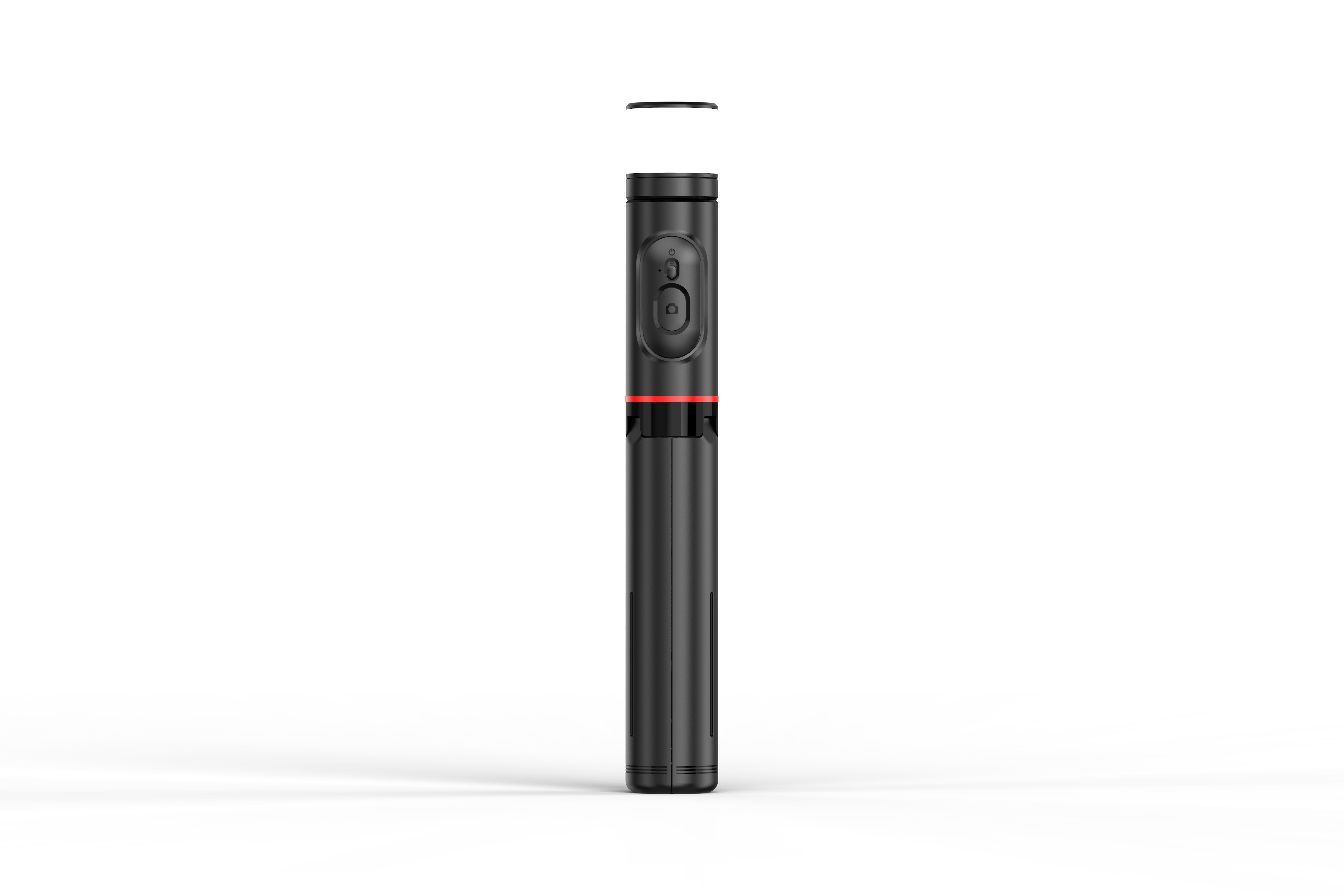 Integrated hidden rotatable light Bluetooth selfie stick tripod pic 5