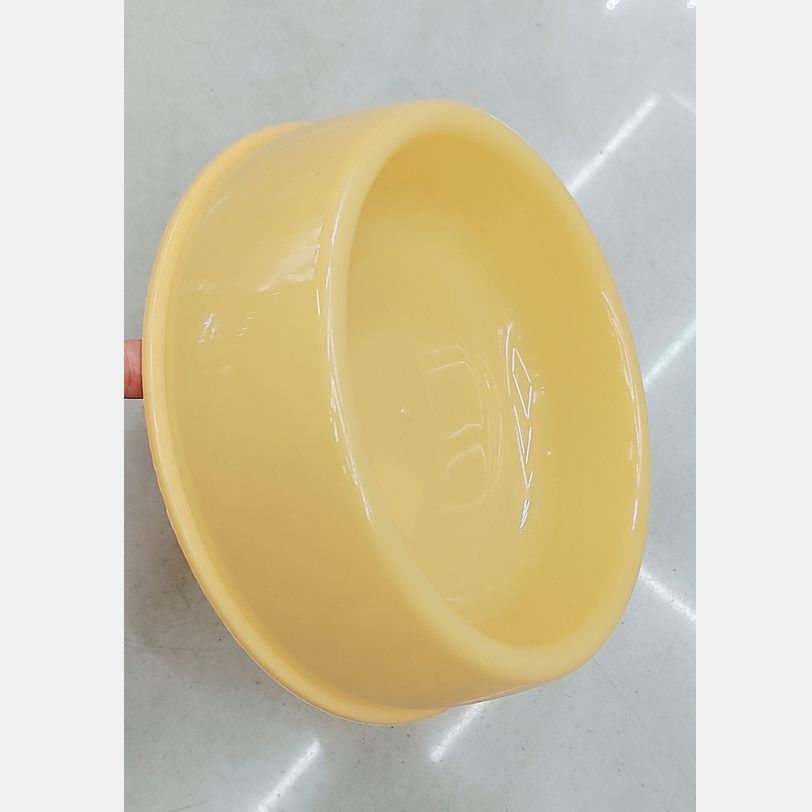 Pet supplies: plastic food bowls, dog bowls, cat bowls, tableware, small round bowls Specification drawing
