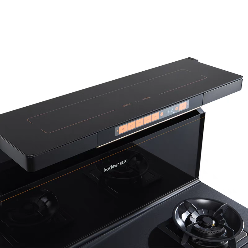 KODEAR/ Keda N1 Integrated steam Oven with variable frequency, side-suction, under-exhaust range hood and gas stove set for household use details Picture