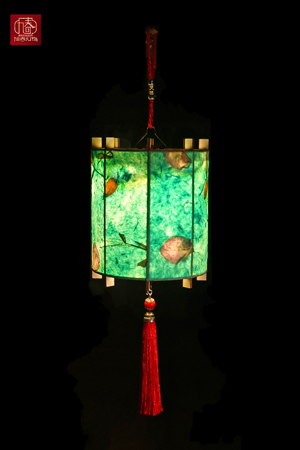 Wooden handcrafted electronic lanterns, Mid-Autumn and National Day lanterns, Lantern Festival hand-held classical lanterns full figure