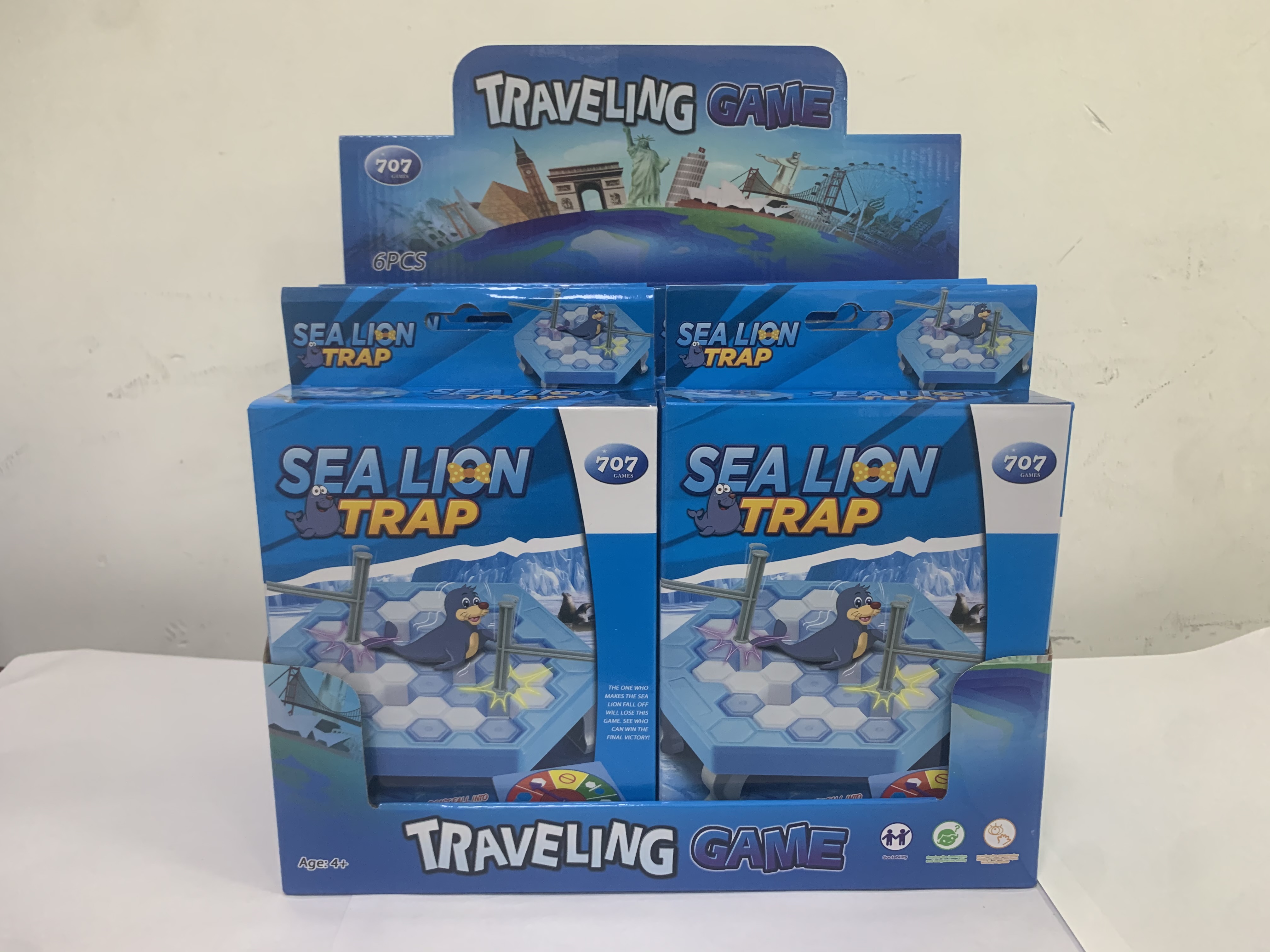 跨境英文儿童亲子互动桌游玩具吞珠游戏青蛙吃珠海盗船桥牌游戏猜猜乐游戏猴子游戏详情8