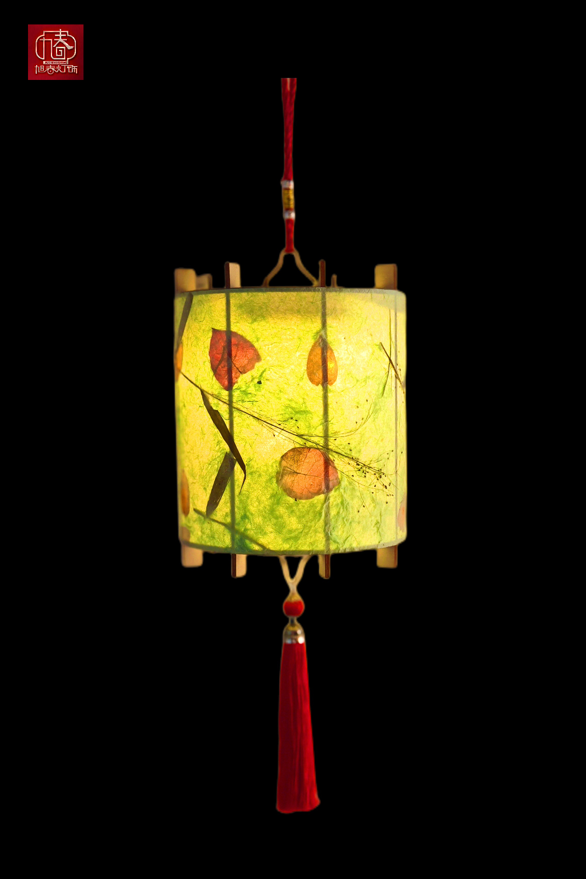 Wooden handcrafted electronic lanterns, Mid-Autumn and National Day lanterns, Lantern Festival hand-held classical lanterns details Picture