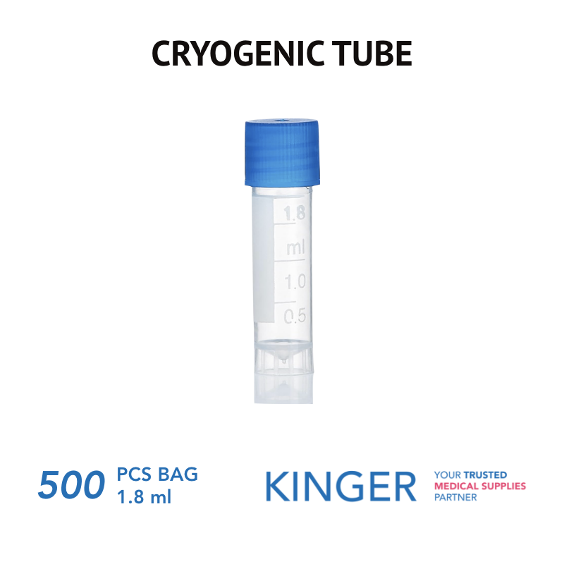 ryogenic Vials 1.8ml - Cryo Tubes with Screw Caps - Self Standing Cryogenic Vial (1.8ml-Blue/(500pcs)) thumbnail
