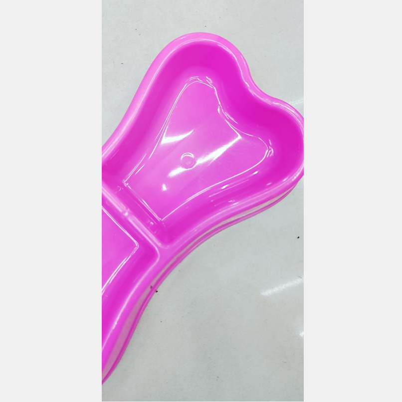 Pet supplies, pet food utensils, small dog bowls, pet double bowls, dog basins, pet bowls, plastic Item Picture