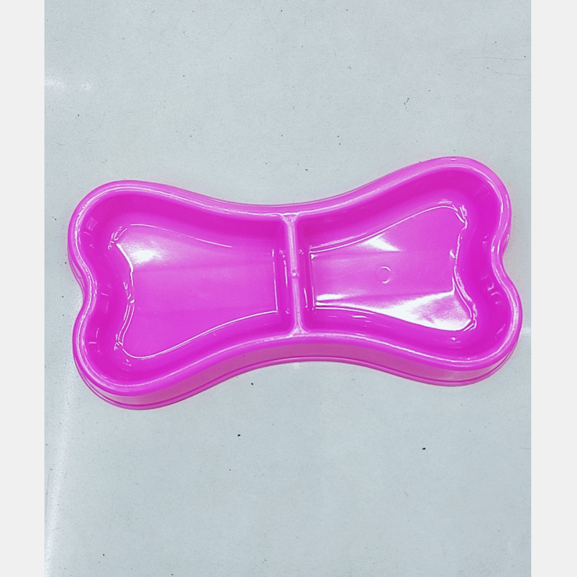 Pet supplies, pet food utensils, small dog bowls, pet double bowls, dog basins, pet bowls, plastic details Picture
