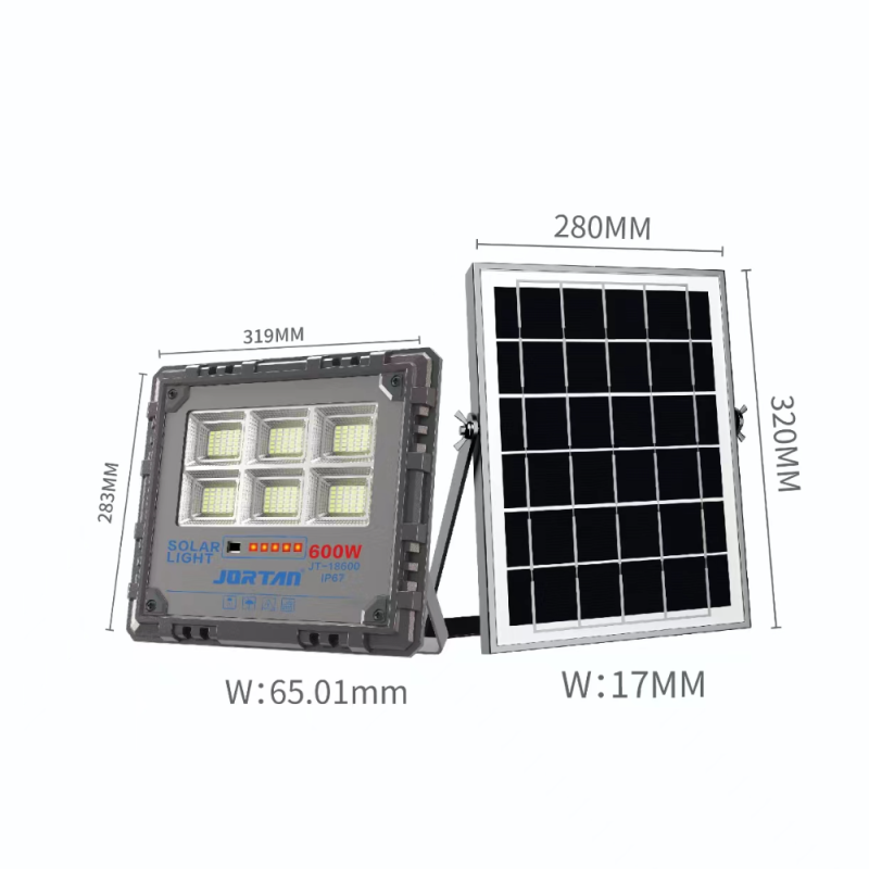 Jortan星脉太阳能灯200W/400W/600W/800W/1000W户外灯庭院灯防水室外门口照明家用投光灯详情3