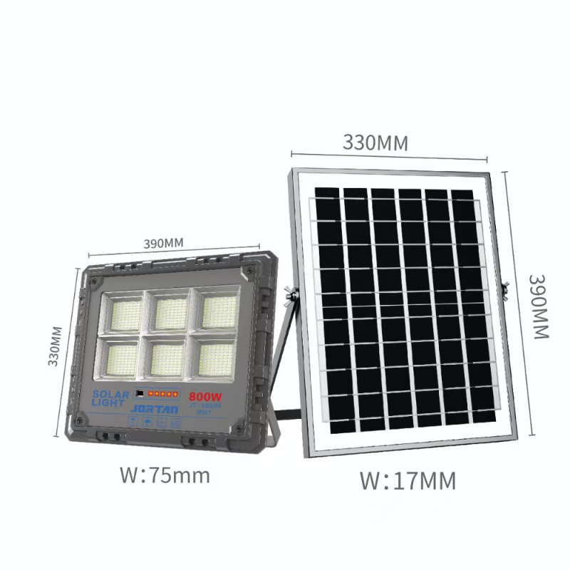 Jortan星脉太阳能灯200W/400W/600W/800W/1000W户外灯庭院灯防水室外门口照明家用投光灯详情4