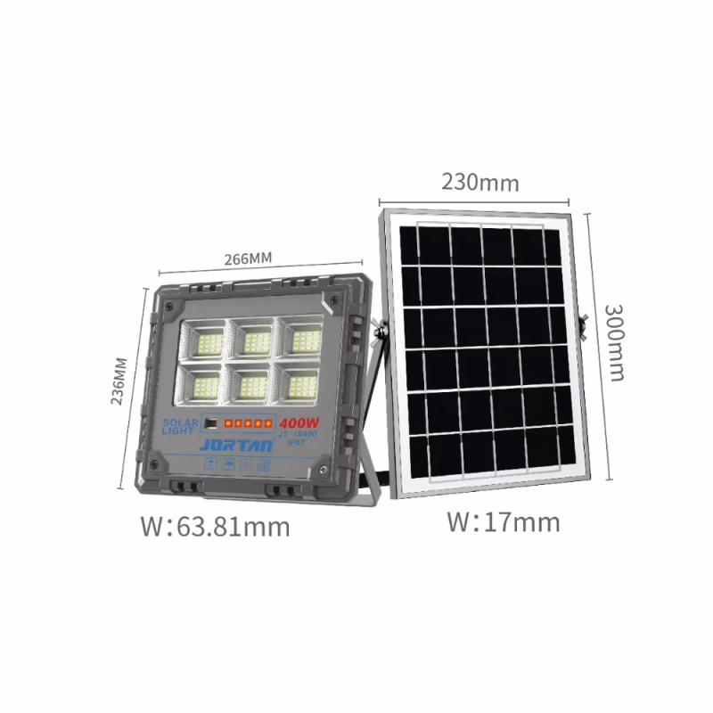 Jortan星脉太阳能灯200W/400W/600W/800W/1000W户外灯庭院灯防水室外门口照明家用投光灯详情2