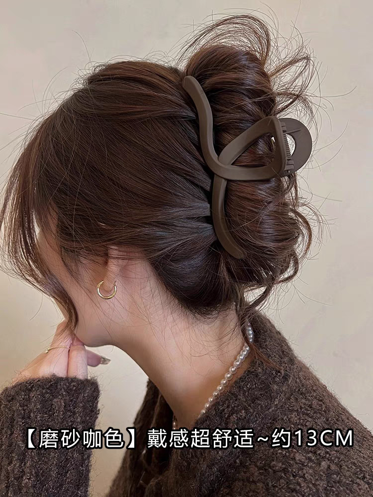 Hair clip, shark clip, high-end look for children, large updo hair clip at the back of the head, 2024 new style hair clip headwear Item Picture