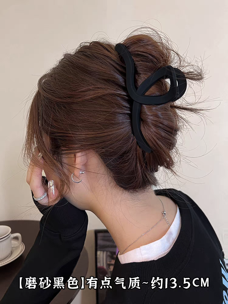 Hair clip, shark clip, high-end look for children, large updo hair clip at the back of the head, 2024 new style hair clip headwear detail image 6