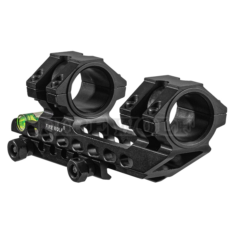41052 Firewolf high-quality 5038 one-piece black rear extension level sight clip, suitable for 25.4MM/30MM pipe diameters Application Scenario