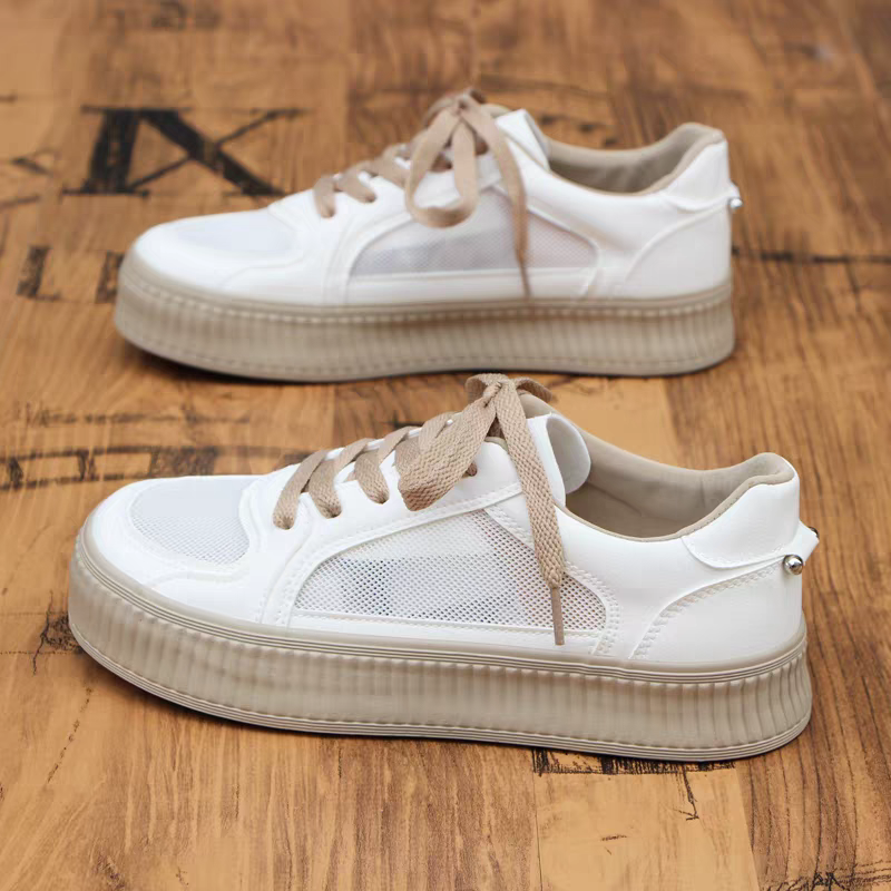 Men's Summer Breathable Small White Shoes 71031 details Picture