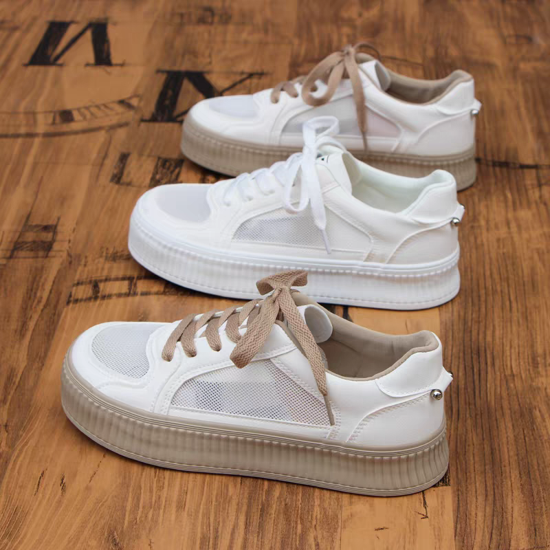 Men's Summer Breathable Small White Shoes 71031