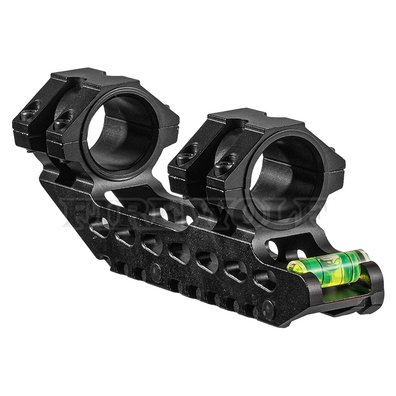 41052 Firewolf high-quality 5038 one-piece black rear extension level sight clip, suitable for 25.4MM/30MM pipe diameters details Picture