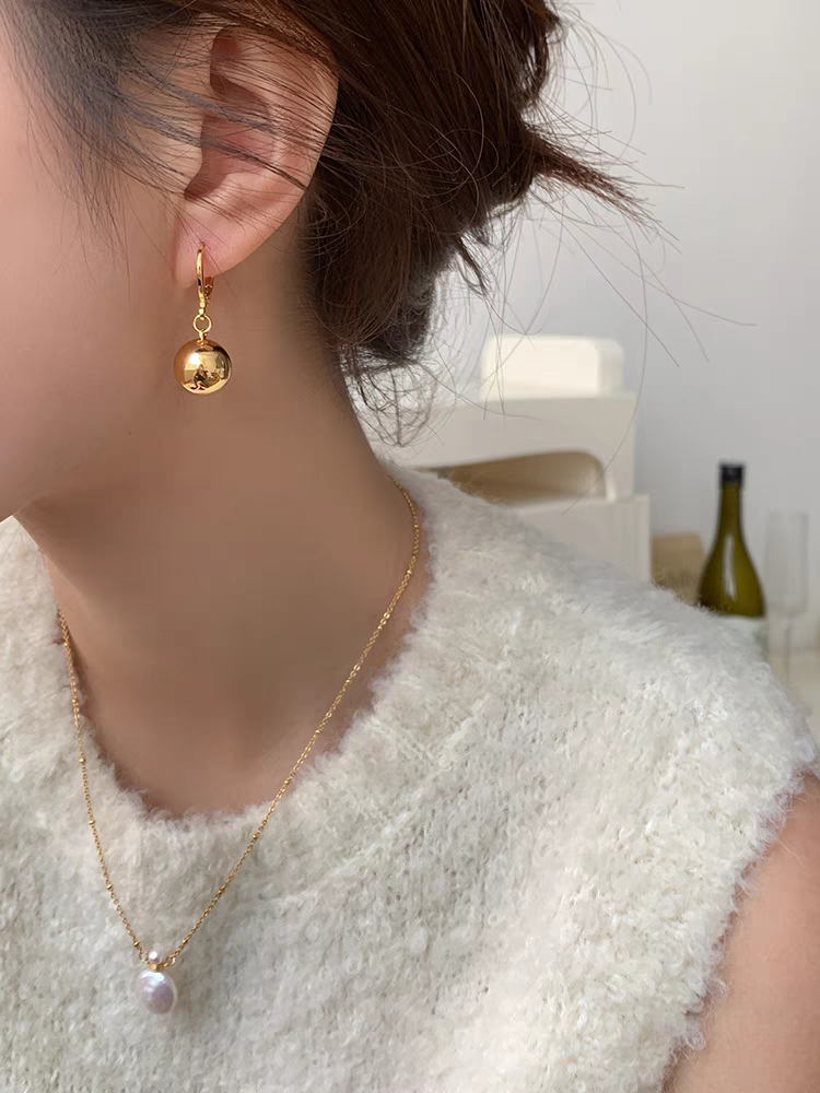 猫眼石水晶锆石耳环合金饰品 时尚耳饰 女士耳环 独特设计精致耳饰 高级感饰品细节图