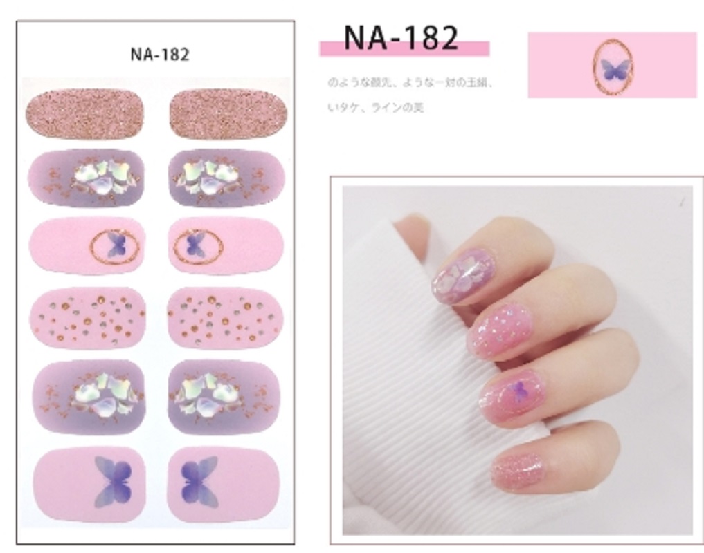 A complete set of nail stickers for eco-friendly and export-oriented nail art details Picture