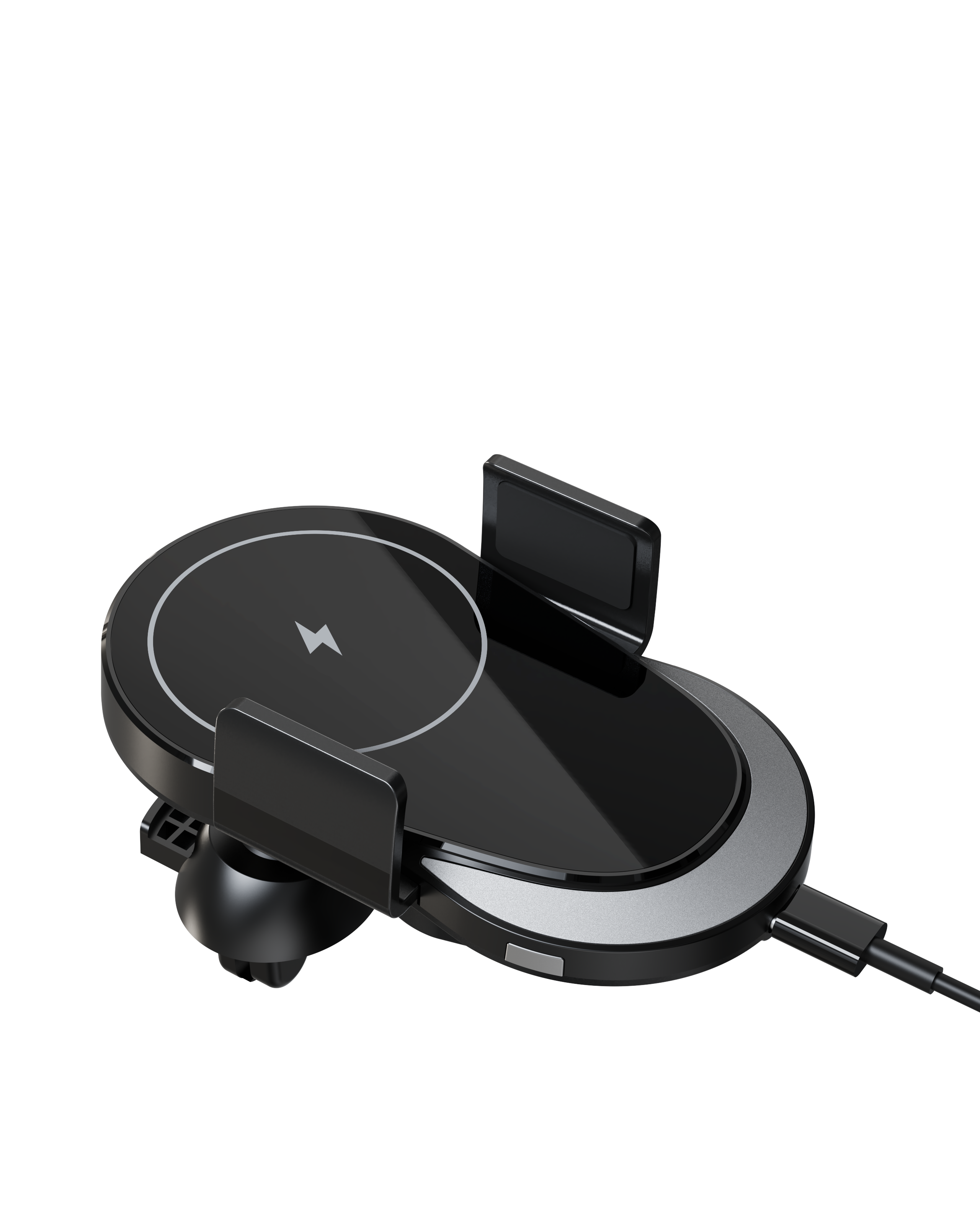 Vehicle-mounted magnetic induction wireless charger, plug-and-play, convenient and fast wireless charger