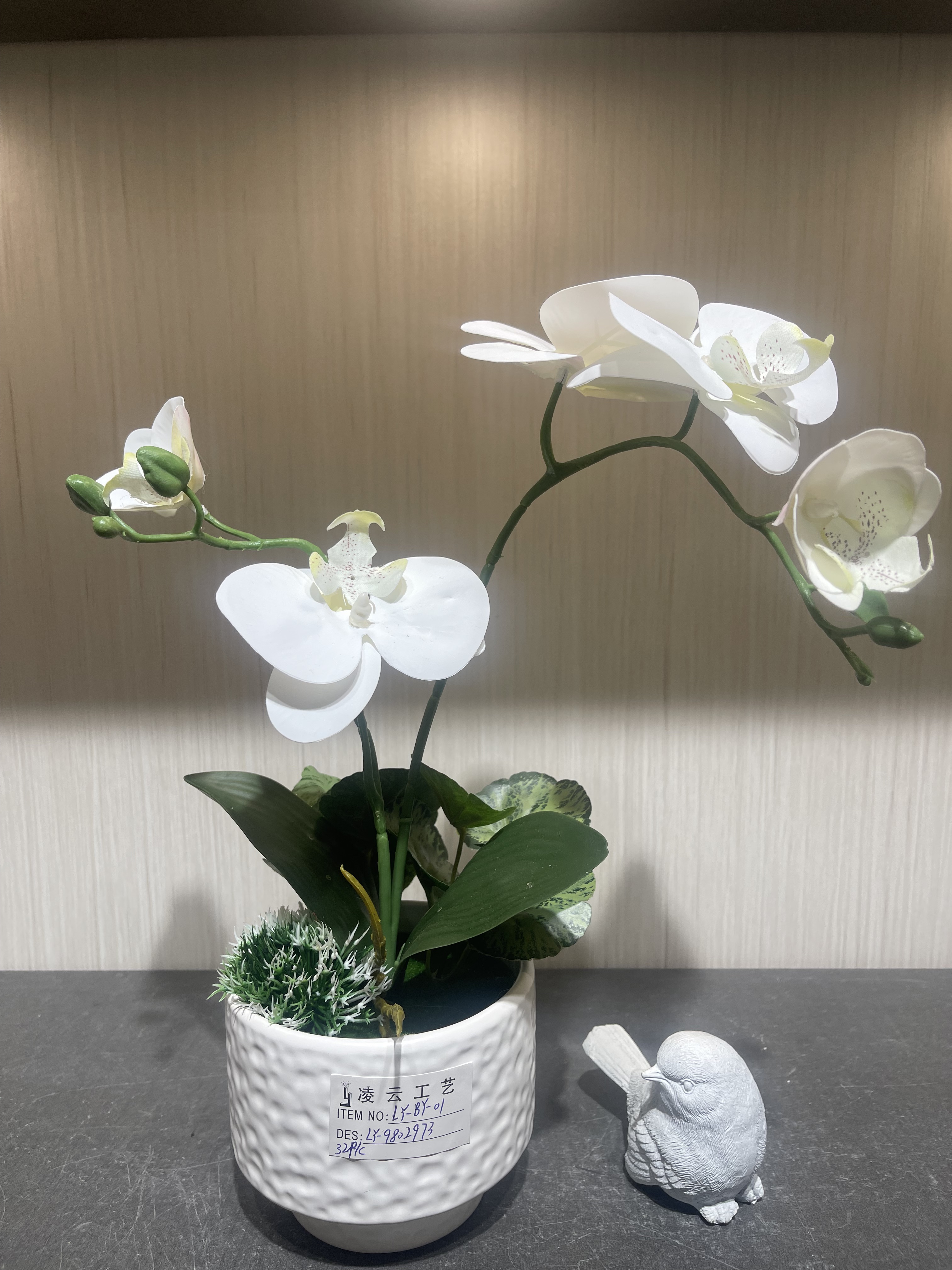 Artificial potted flowers, one box can mix colors