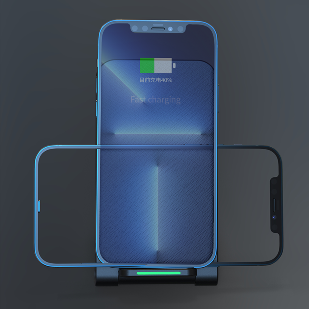 Three-in-one detachable and foldable wireless charger, desktop three-dimensional wireless charger, standing foldable wireless charger Three-in-one detachable and foldable wireless charger, desktop three-dimensional wireless charger, standing foldable wireless charger