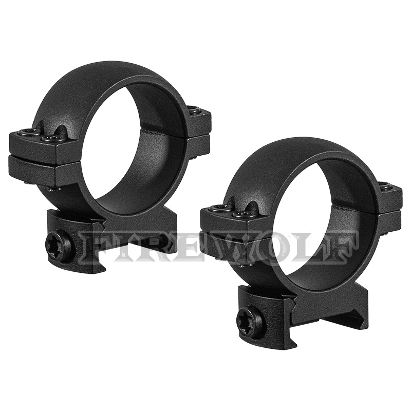 910222 Firewolf FireWolf high-quality low-width split sight clamp, 30MM pipe diameter 7 series ball head track clamp, qq clamp fixed clamp details Picture