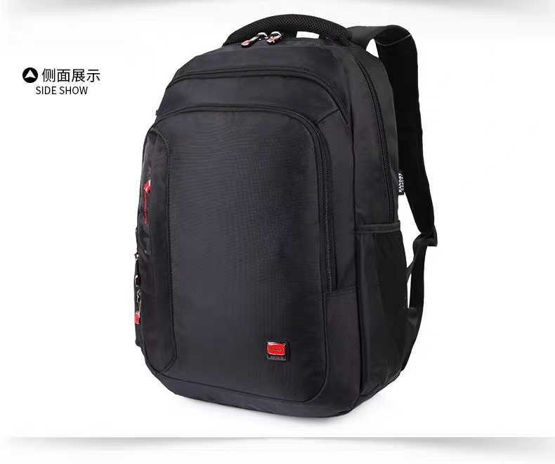 亨得利商务双肩背包出差电脑包男大容量旅行背包多功能大学生书包详情图3