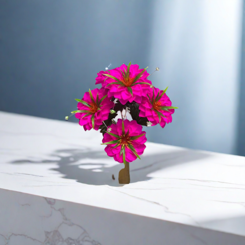 7 non-woven fabric peony artificial flowers, artificial flowers, artificial flowers, artificial flowers details Picture