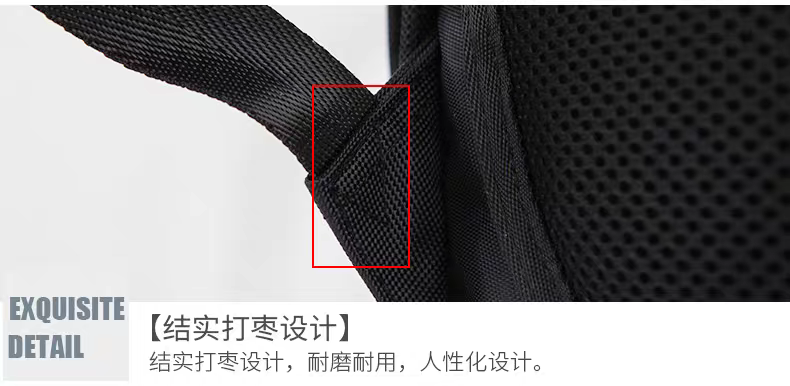 亨得利商务双肩背包出差电脑包男大容量旅行背包多功能大学生书包详情图8