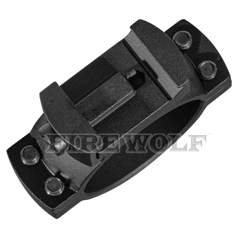 910222 Firewolf FireWolf high-quality low-width split sight clamp, 30MM pipe diameter 7 series ball head track clamp, qq clamp fixed clamp Item Picture