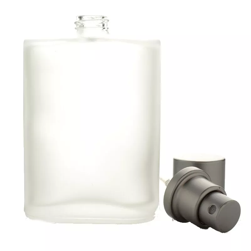 100ml螺口香水瓶蒙砂瓶方形瓶便携式按压喷雾瓶子空瓶