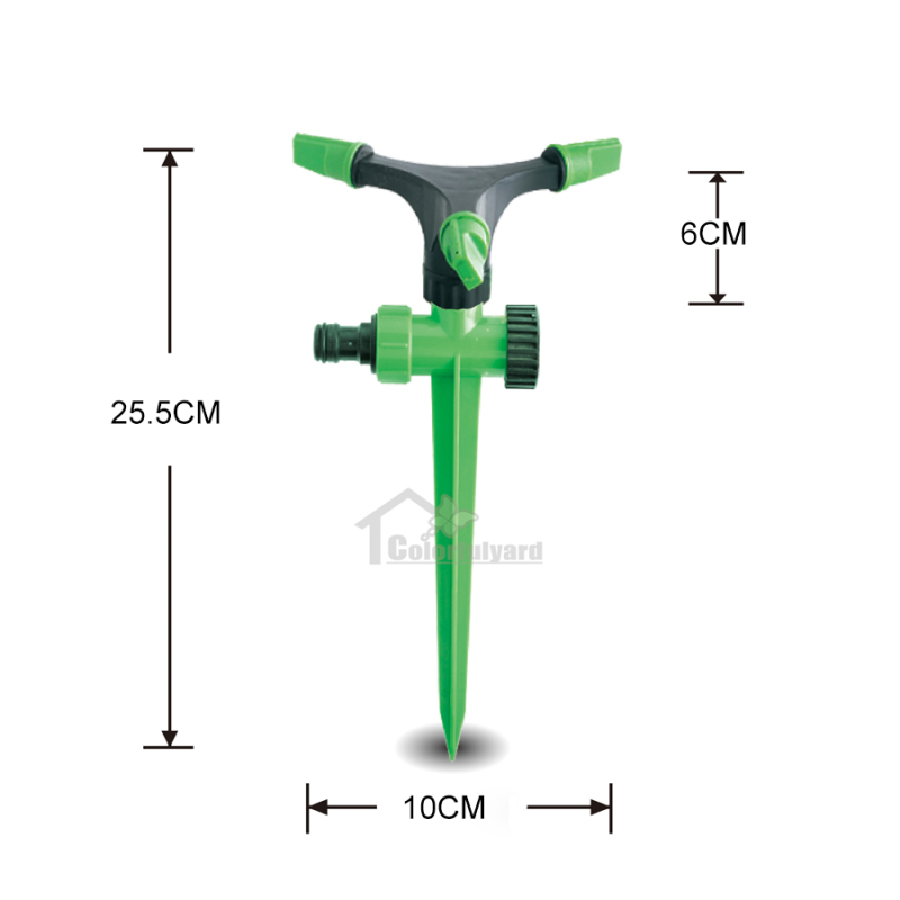 园林工具旋转地插喷水/草坪洒水器/喷水器/草坪喷头/草坪花洒头/SPRINKLER详情3