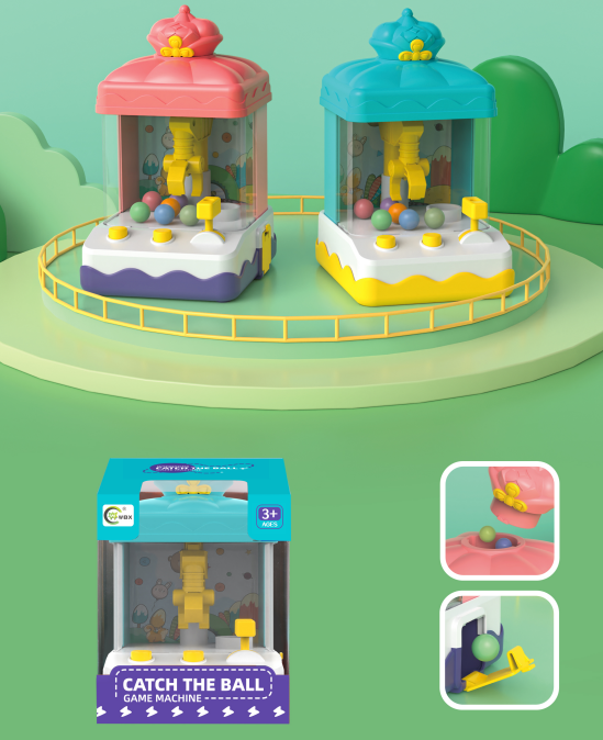 恐龙投篮机萌兔投篮机新款儿童益智玩具早教弹珠机娃娃机详情7