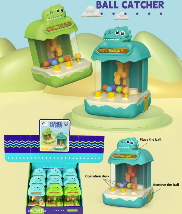 恐龙投篮机萌兔投篮机新款儿童益智玩具早教弹珠机娃娃机详情6