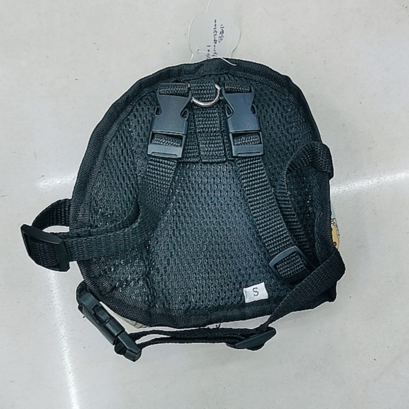 Pet small backpack Fashion tarp cartoon small backpack Dog go out fashion small backpack Application Scenario