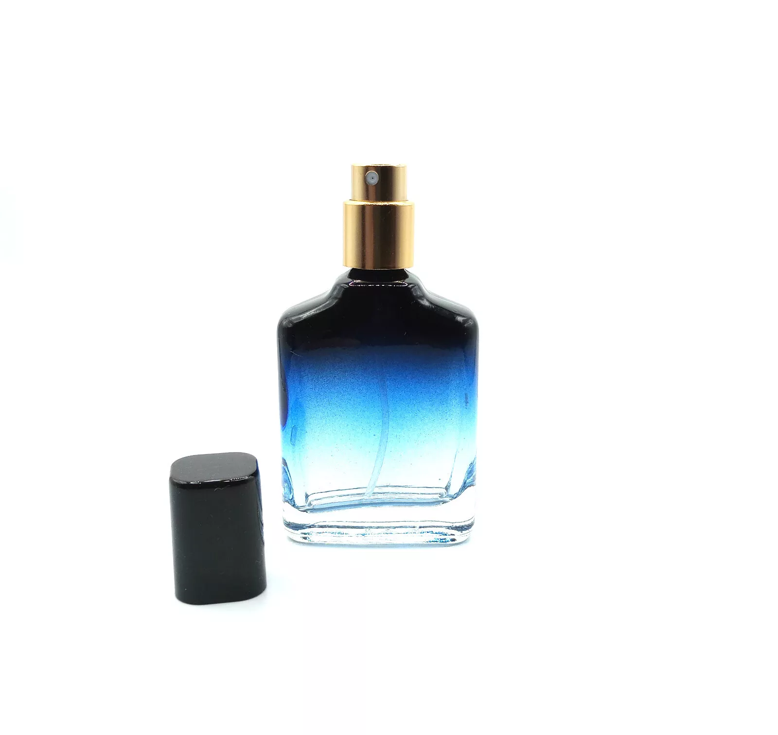 30ml螺口香水瓶玻璃瓶方形玻璃瓶化妆品乳液瓶便携瓶子空瓶详情1