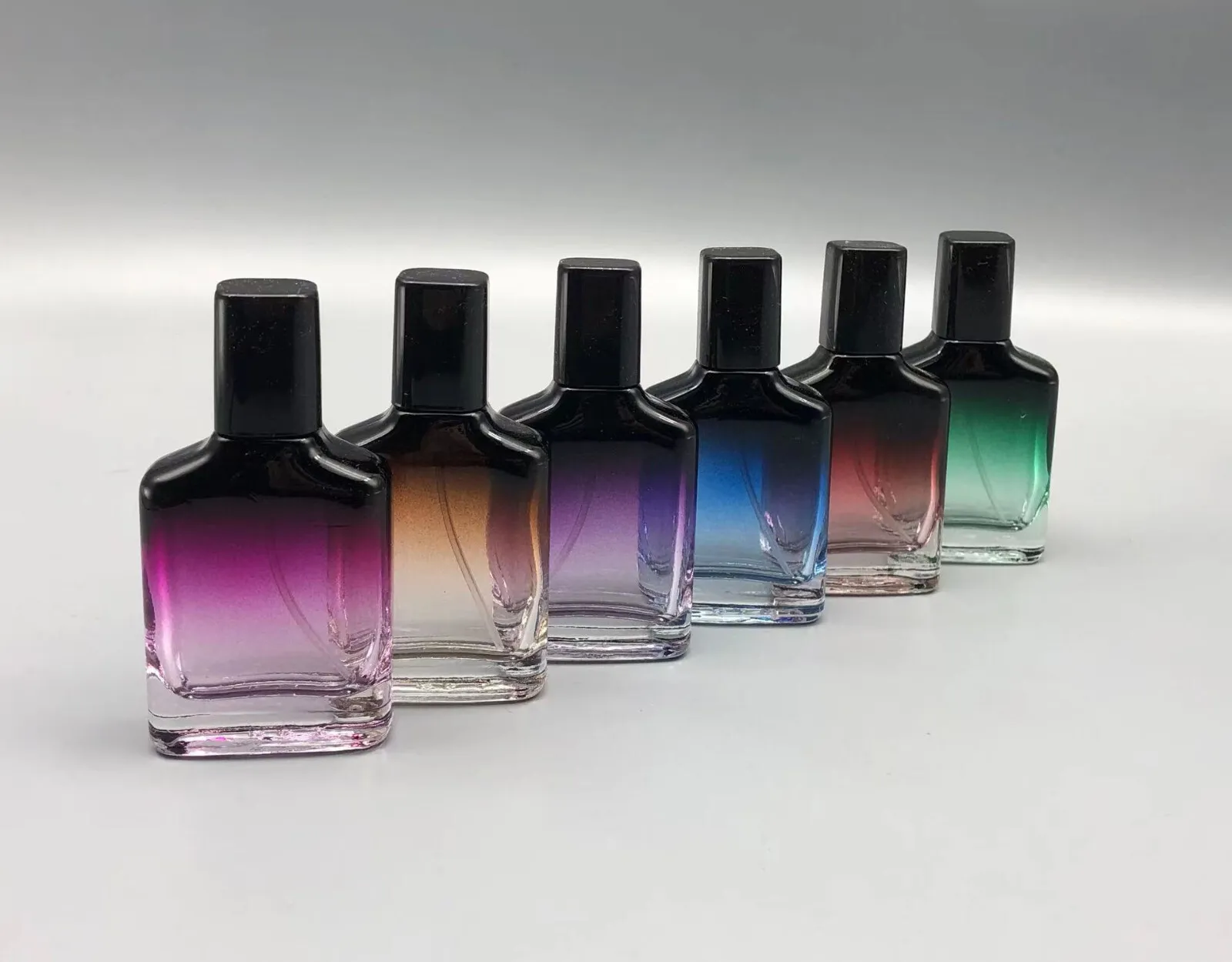 30ml螺口香水瓶玻璃瓶方形玻璃瓶化妆品乳液瓶便携瓶子空瓶产品图