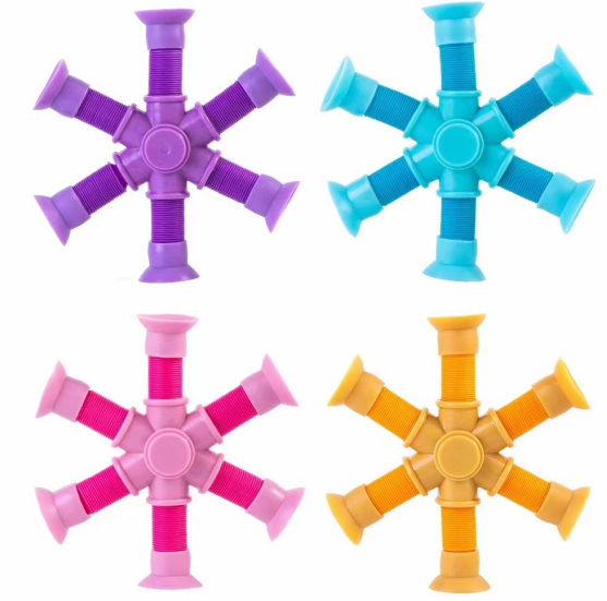 Hot-selling children's stress-relieving toys, educational and relaxing, light-emitting, telescopic tube, robot, egg doll, Shapi Dog, monkey, strawberry bear, top, unicorn, multiple shapes, built-in without light, OPP packaging detail image 13